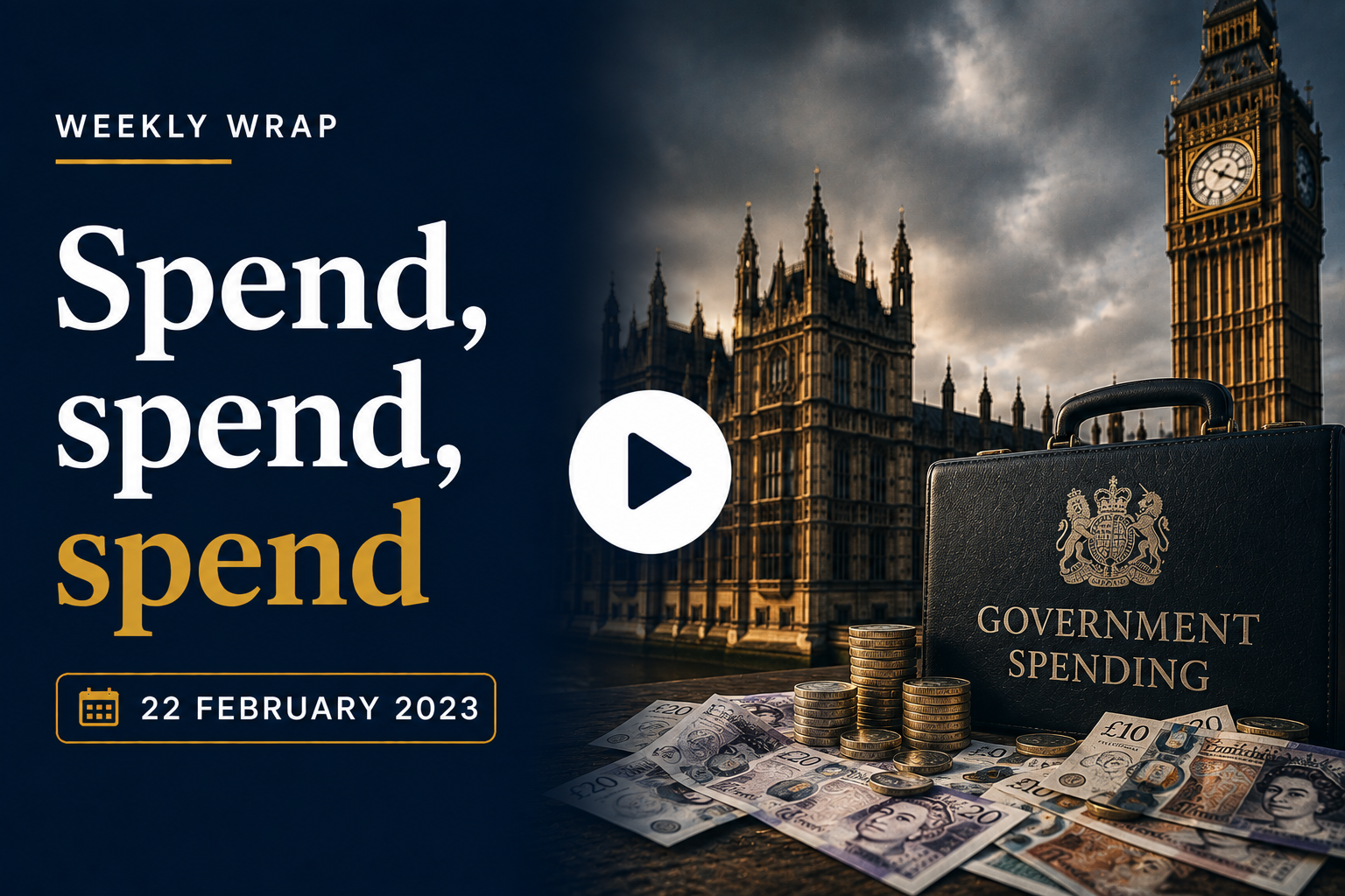 Spend, spend, spend 22nd Feb 2023