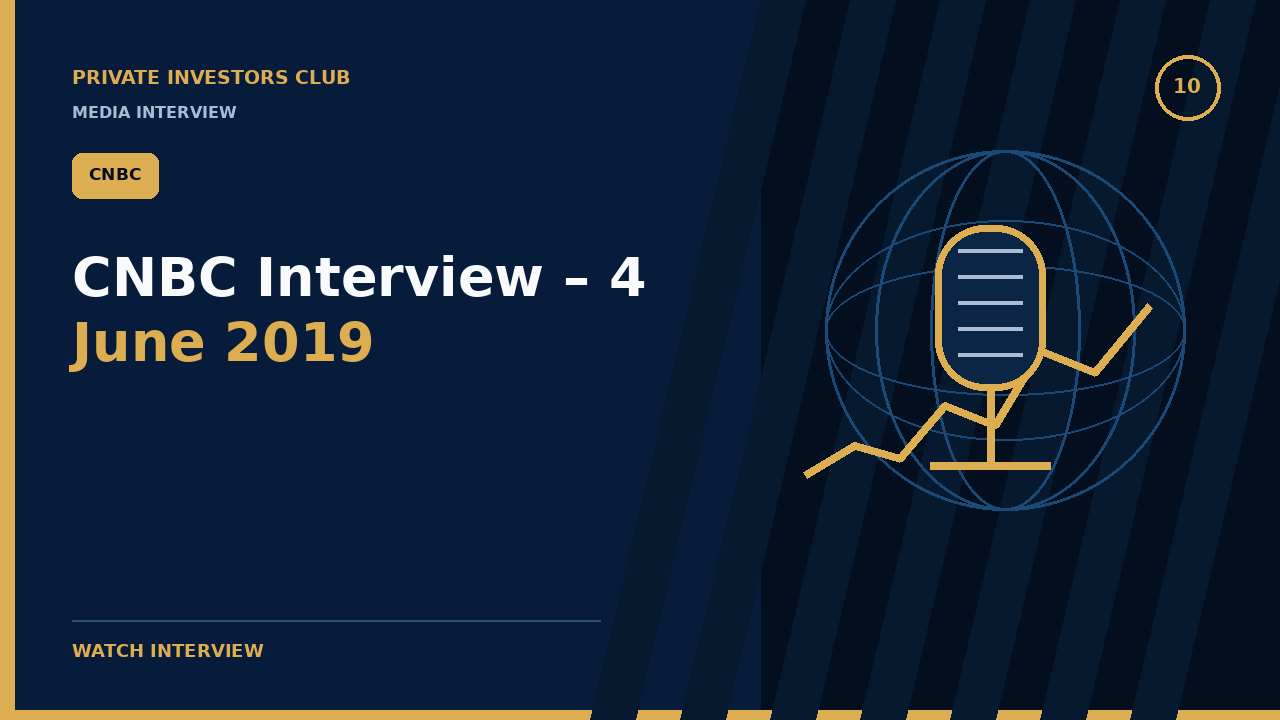 CNBC Interview – 4 June 2019
