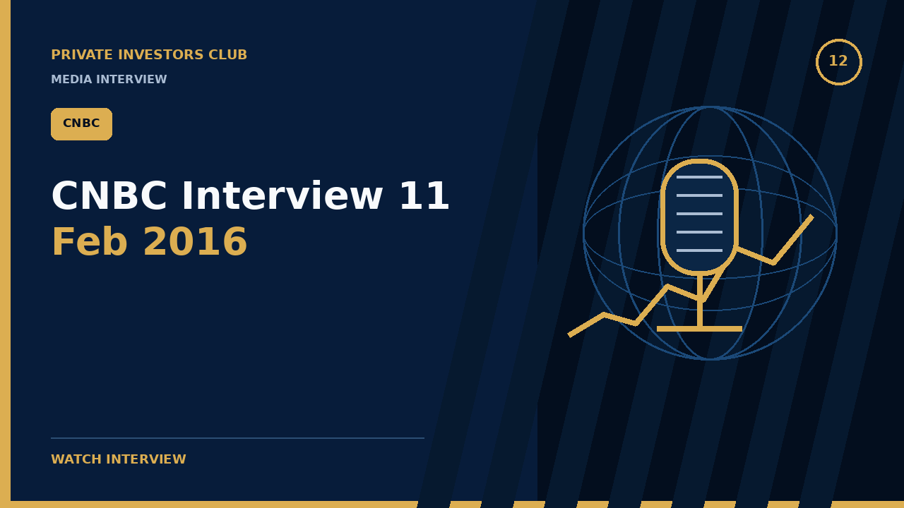 CNBC Interview 11 Feb 2016