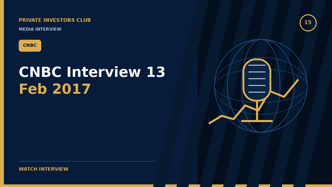 CNBC Interview 13 Feb 2017