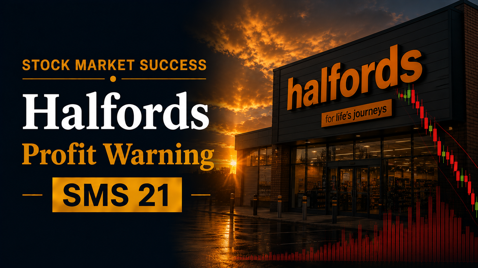 Halfords Profit Warning – SMS 21