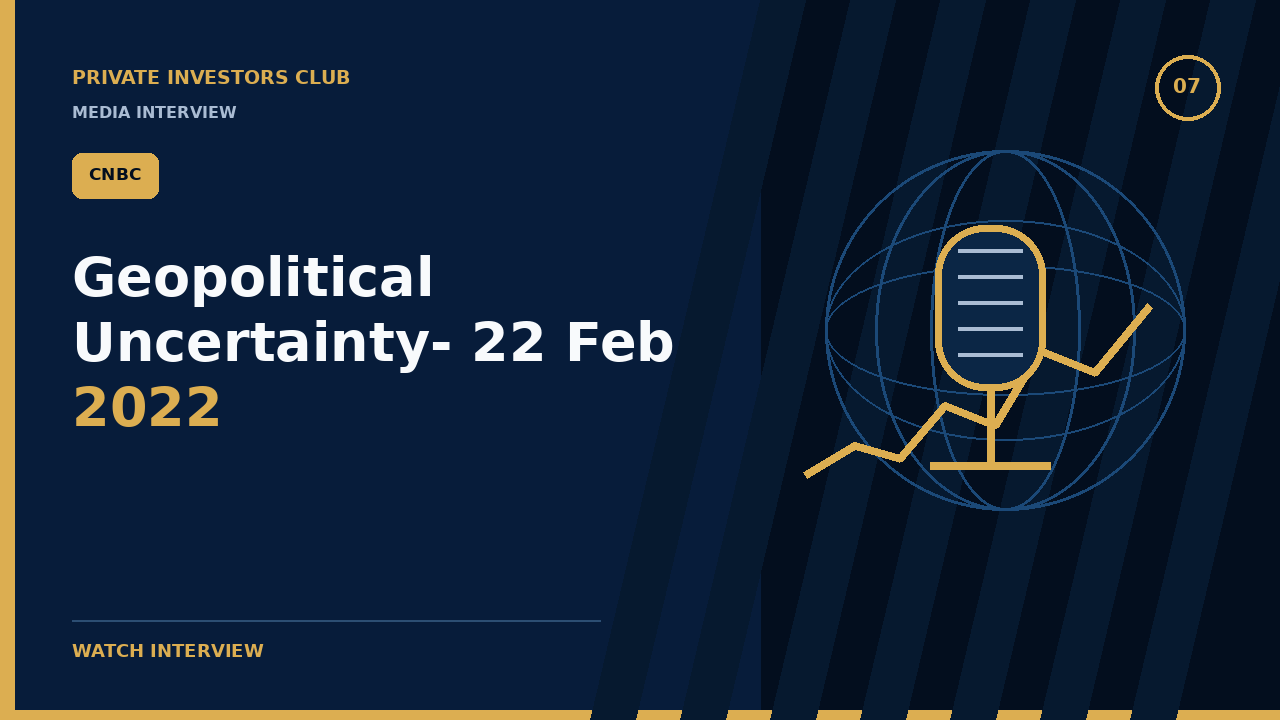 Geopolitical Uncertainty- 22 Feb 2022