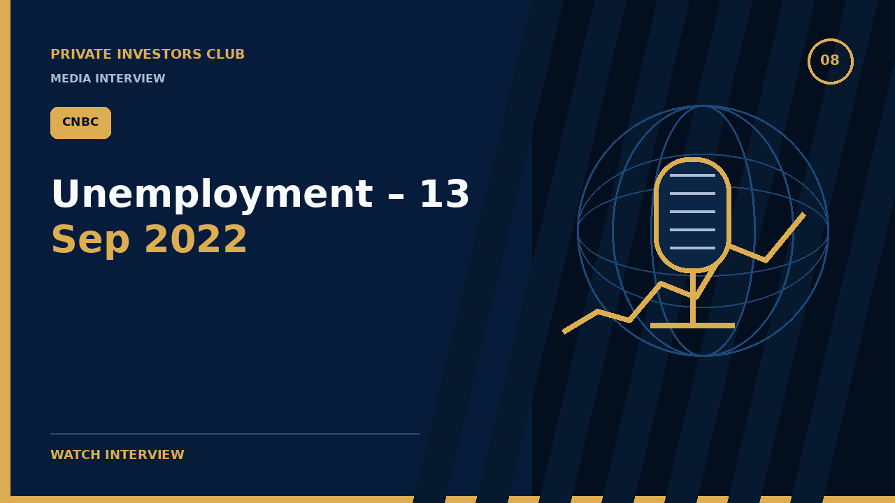 Unemployment – 13 Sep 2022