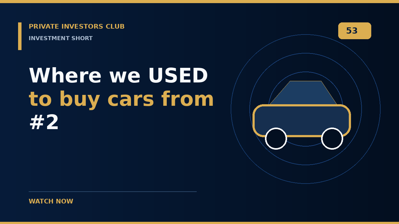 Where we USED to buy cars from #2