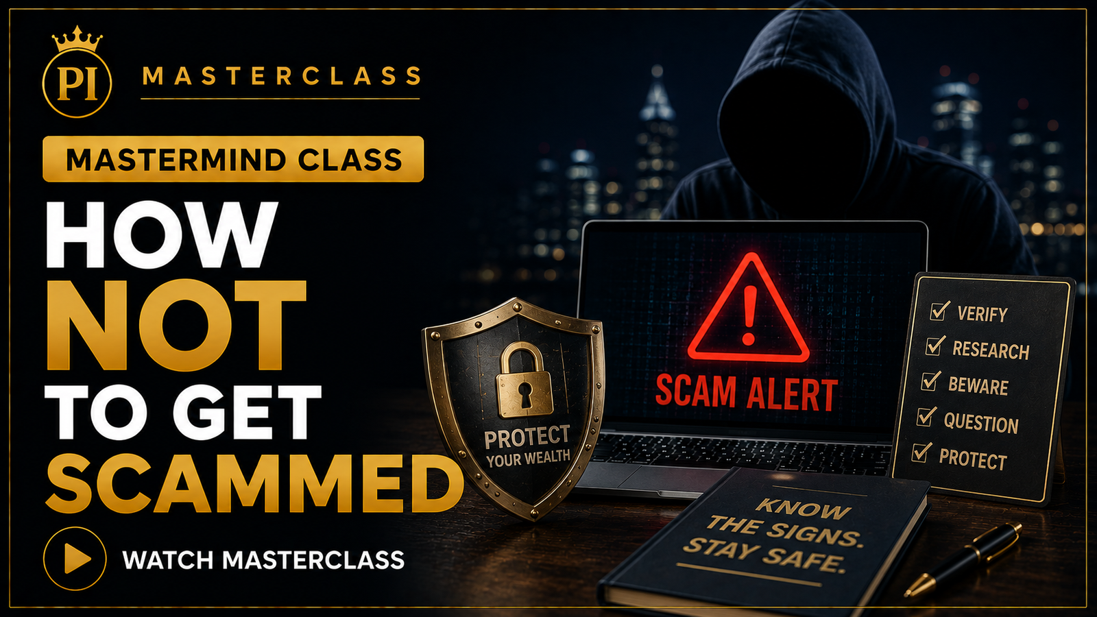 How NOT to get scammed Masterclass