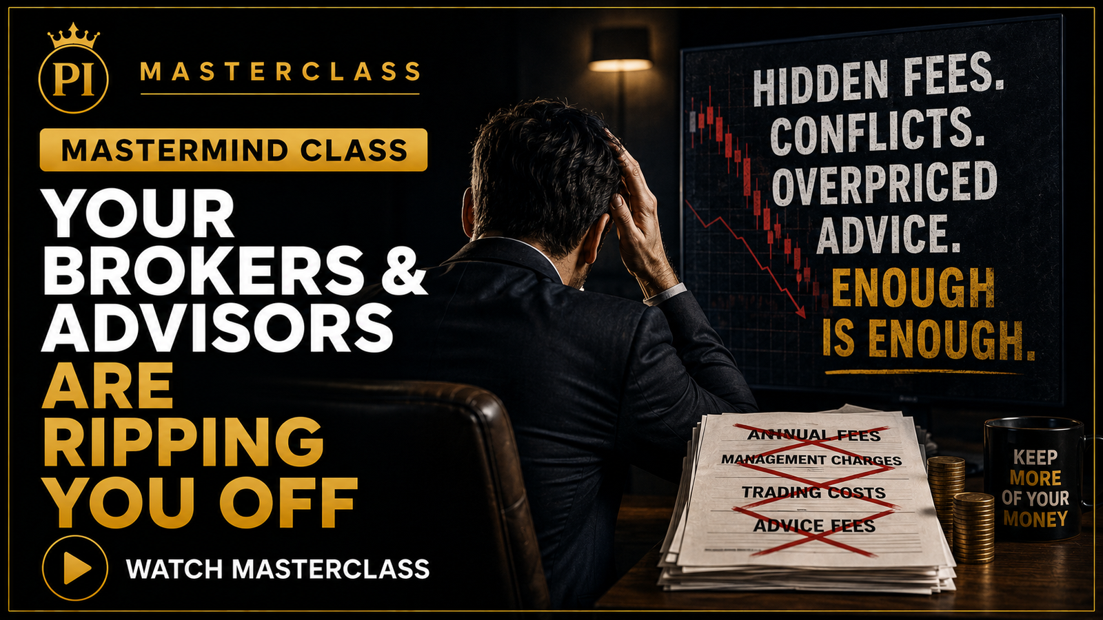Your Brokers & Advisors are Ripping you off – Masterclass