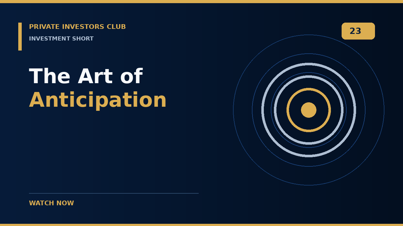 The Art of Anticipation