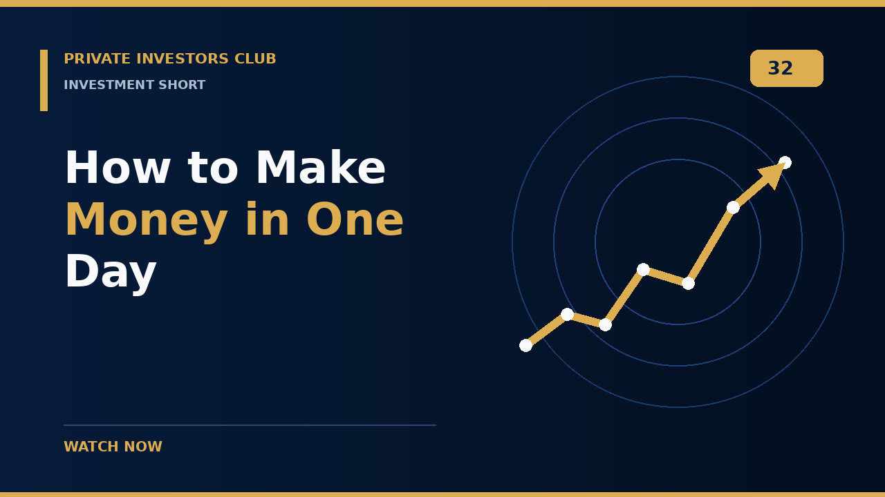 How to Make Money in One Day