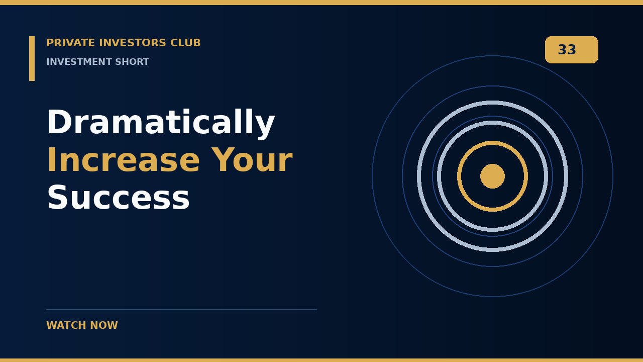 Dramatically Increase Your Success
