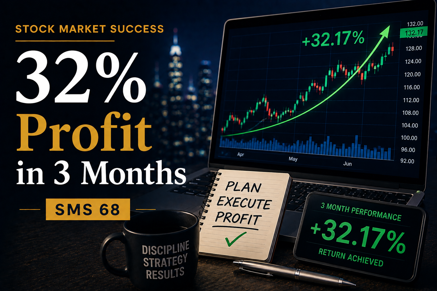 32% Profit in 3 Months – SMS 68