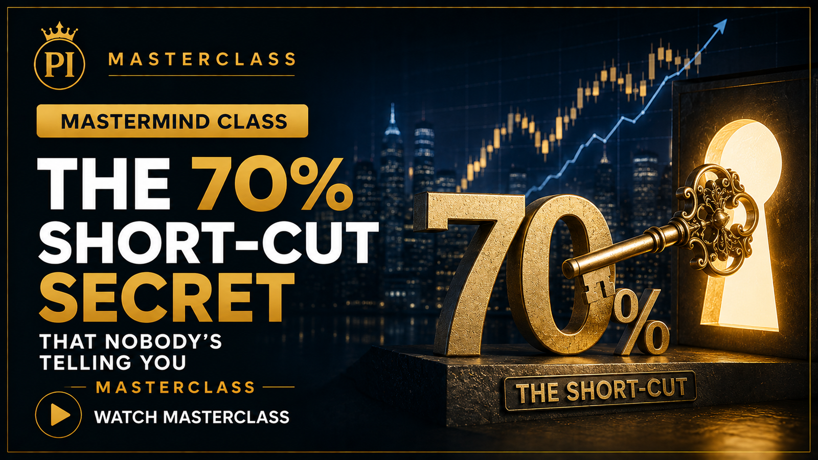 The 70% Short-Cut Secret that Nobody’s Telling you – Masterclass