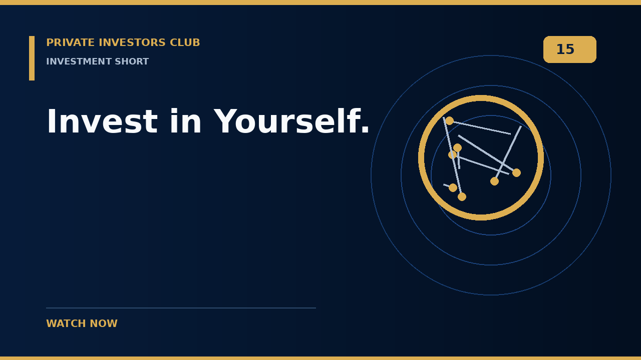 Invest in Yourself.