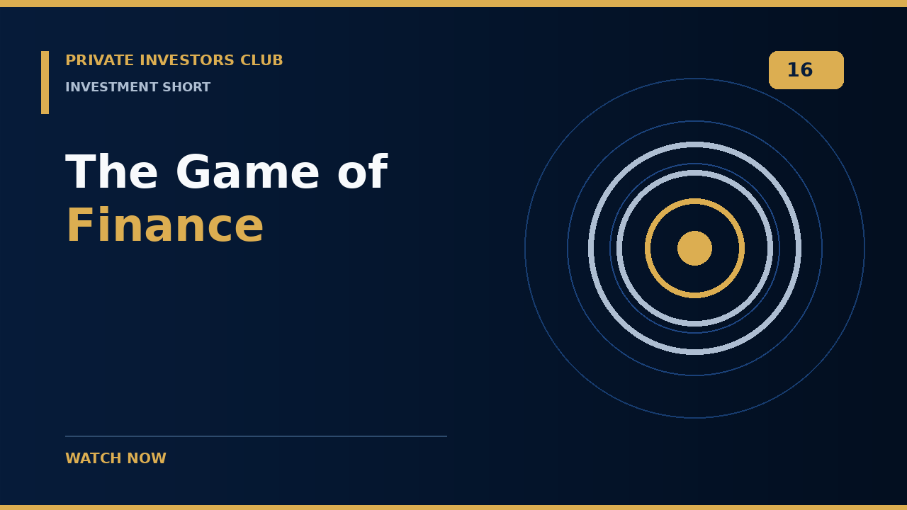 The Game of Finance