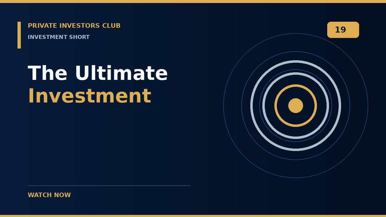 The Ultimate Investment