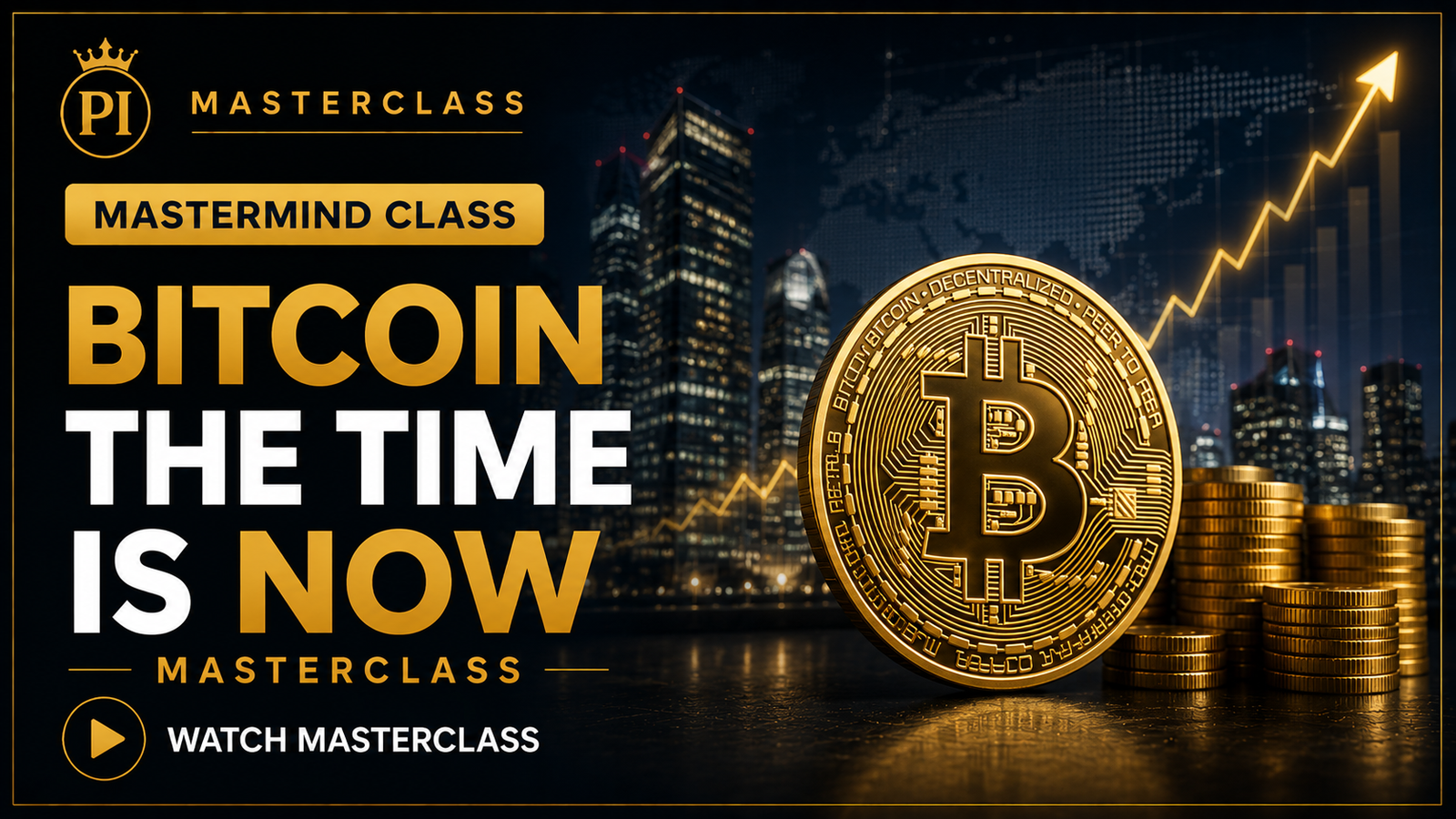 Bitcoin – The Time is Now – Masterclass