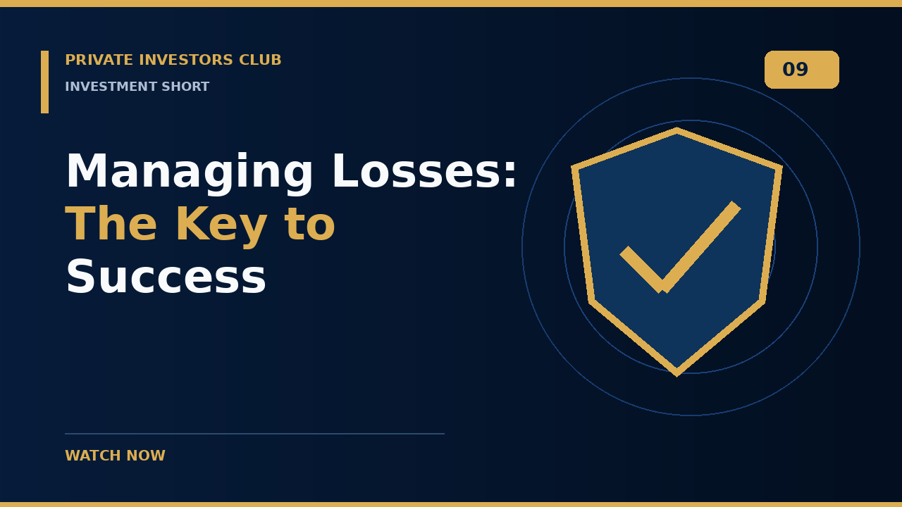 Managing Losses: The Key to Success