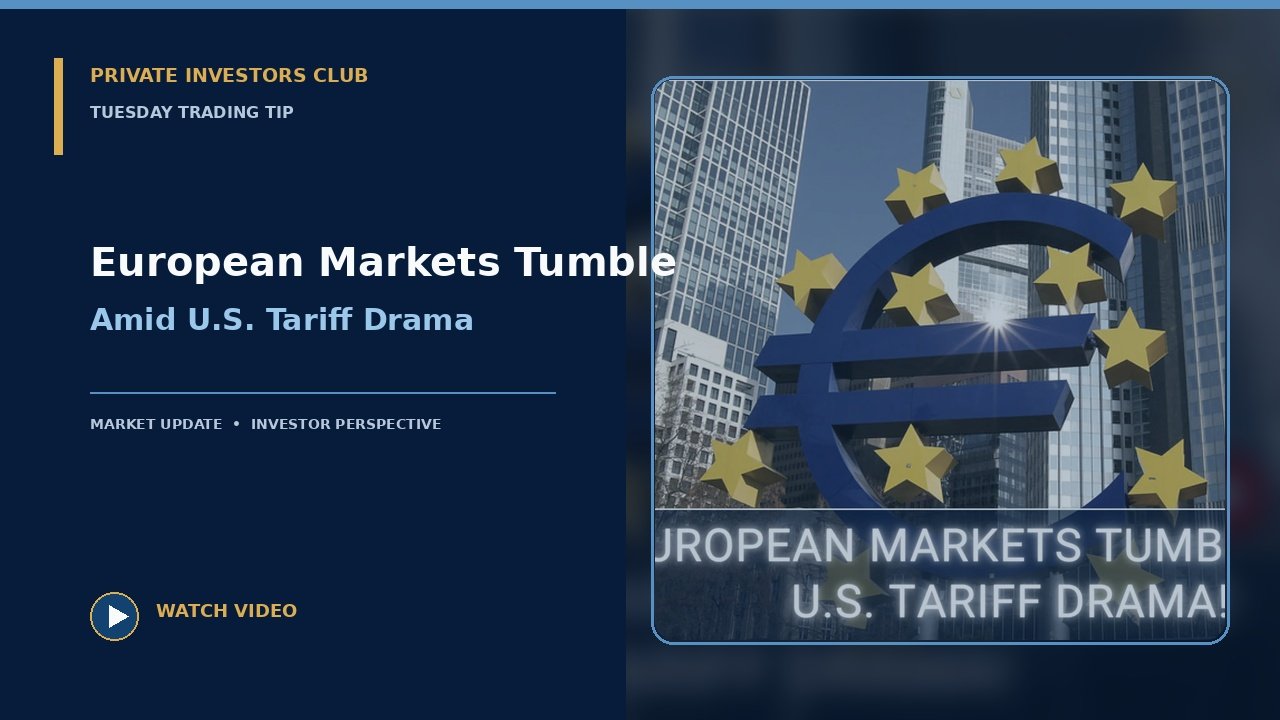 European Markets Tumble Amid US Tariff Drama