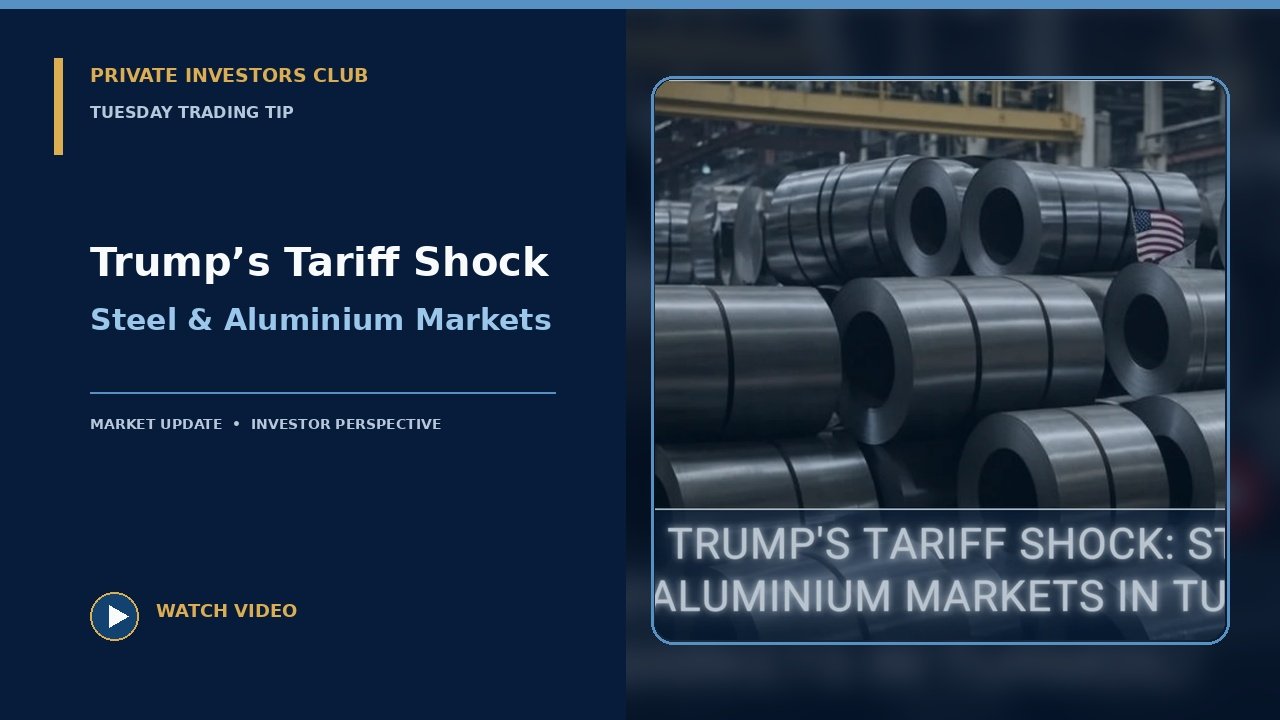 Trump Tariff Shock Steel and Aluminium Markets